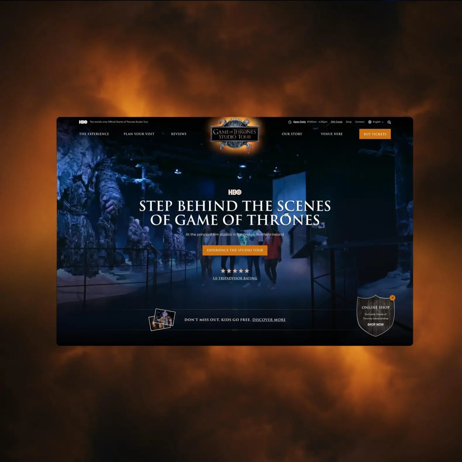 Game of Thrones Studio Tour project